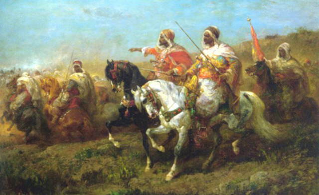 Moors raid Spain