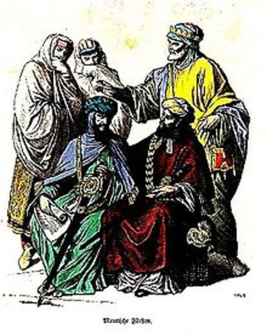 Moor start raiding Spain