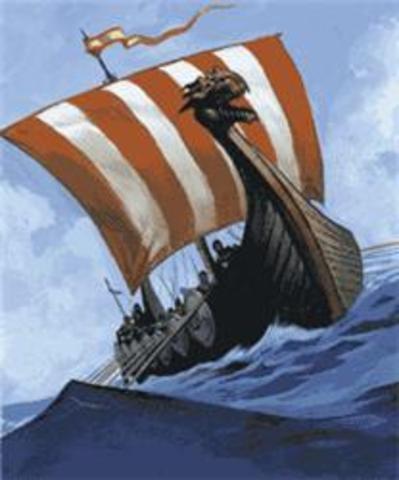 Vikings start raiding Europe