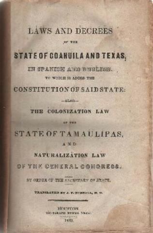 Constitution of Coahuila and Texas