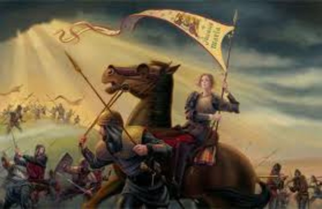Joan Of Arc Drives Out The English From Orleans
