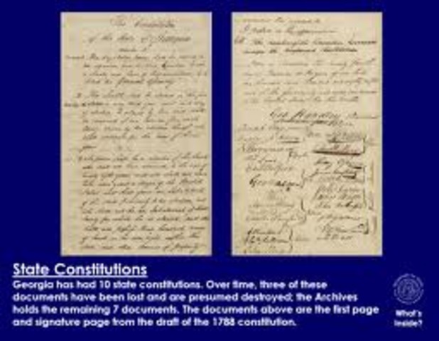 State Constitution was composed