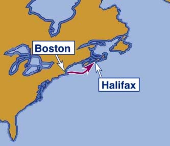 British Evacuate Boston