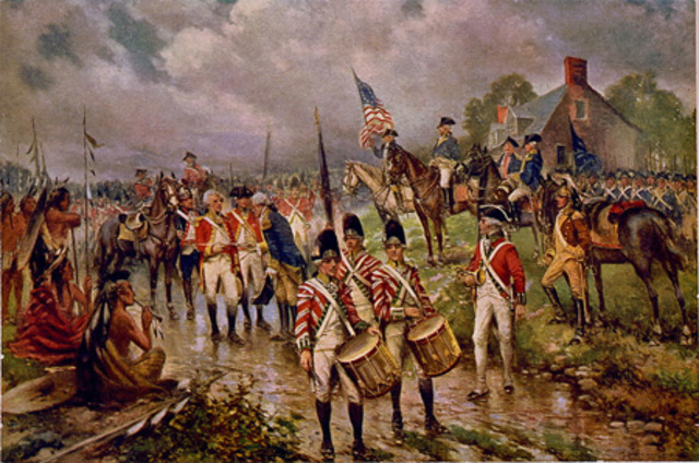 British defeated at Saratoga