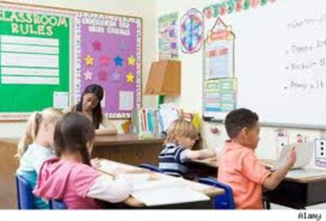 Spanish is given through sixth grade and English as another subject