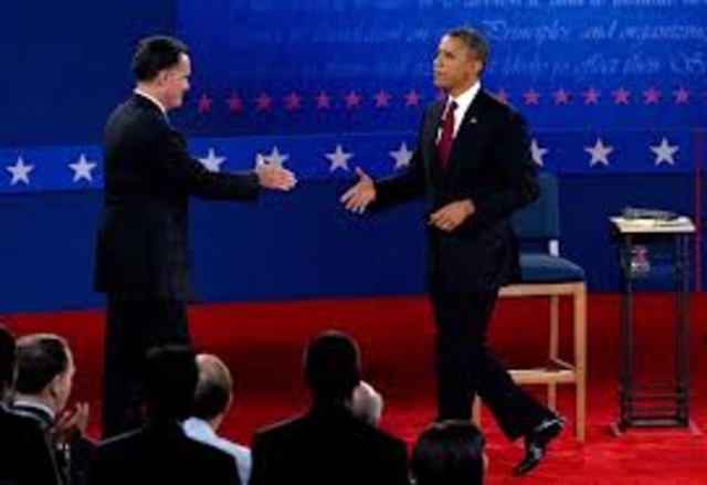 presidental debate at hofstra university in new york