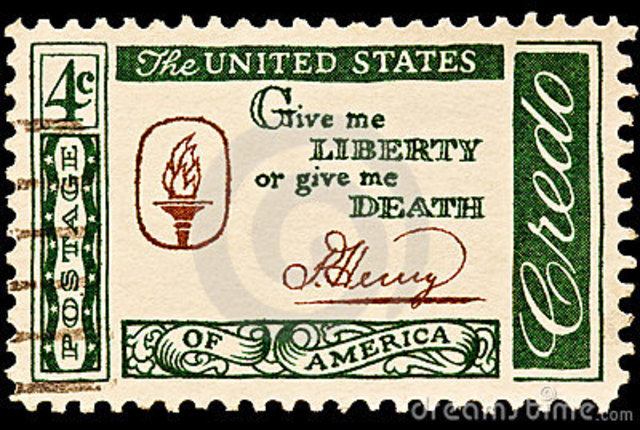 Patrick Henry "Give Me Liberty"