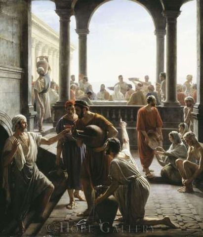 Jesus changes Water to Wine