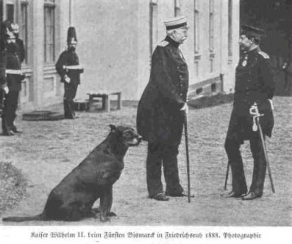 Bismarck was forced to resign.