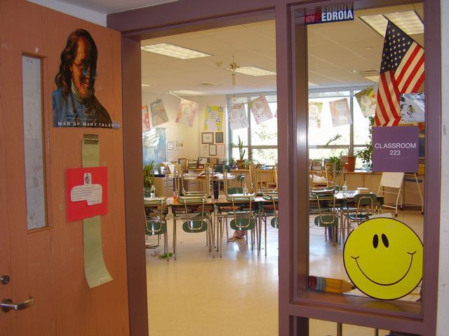 I start sixth grade with Mr. DeRitis