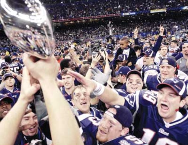 Patriots go to the Superbow XXXVI