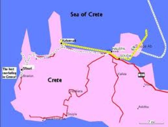 Él nació en Creta, Grecia