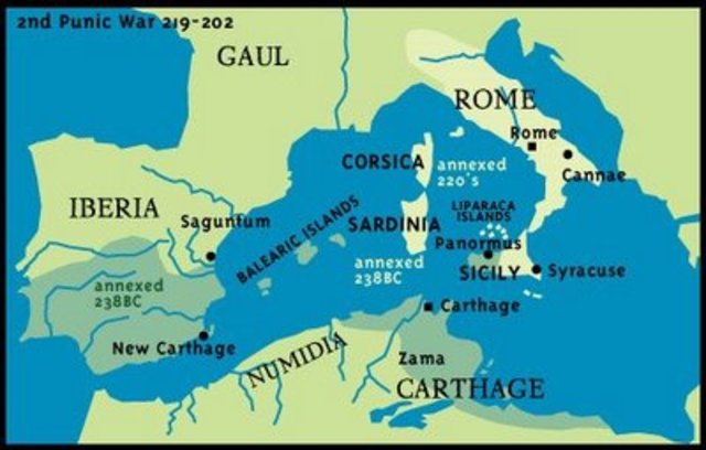 Hannibal won battles in Trebia and at Lake Trasimene