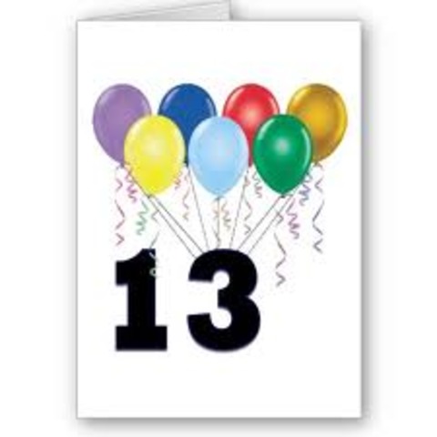 13th birthday