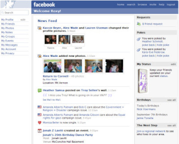 Newsfeed is created