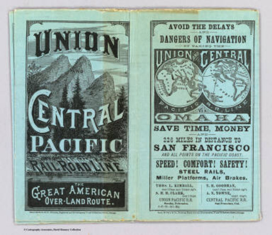 Pacific Railroad Act was signed