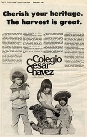 César Chávez nació