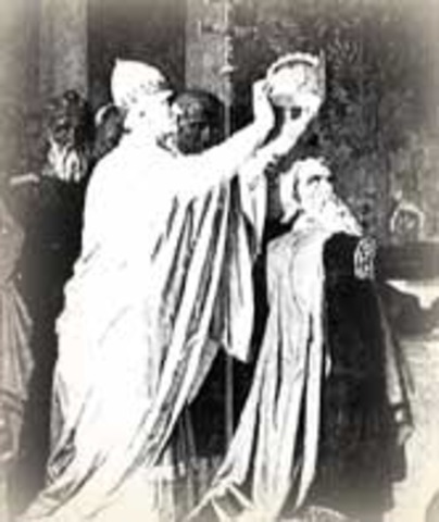Charlemagne Is Crowned "Emperor And Augustus" In Rome.