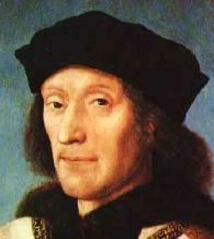 Henry Tudor (Henry VII) is crowned King of England.