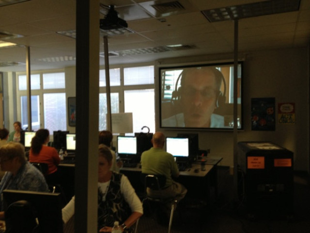 Skype with MS teachers in Alabama