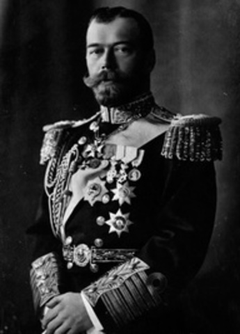 Nicholas II Abdicates the Throne