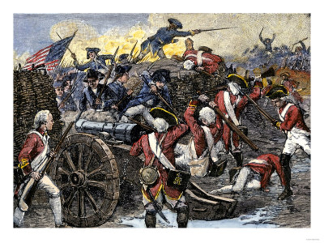 Battle at Yorktown, Virginia