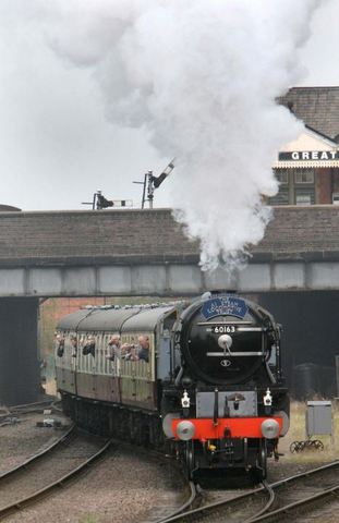 Steam powered locomotives