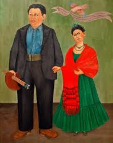 Diego Rivera casarse con Frida Kahlo