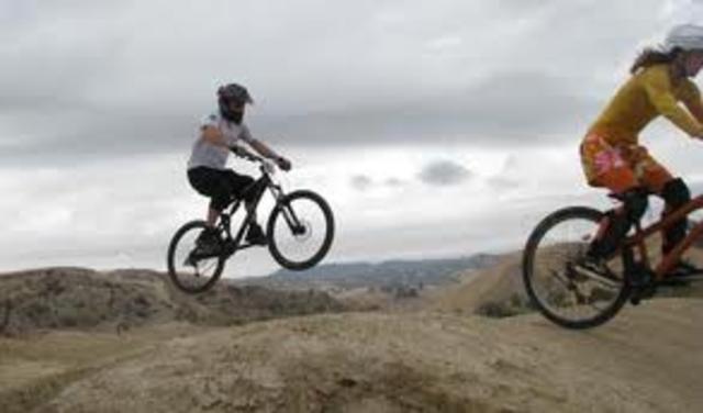 therese & bobby mt. bike