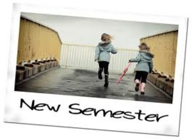 First Day of Semester 2