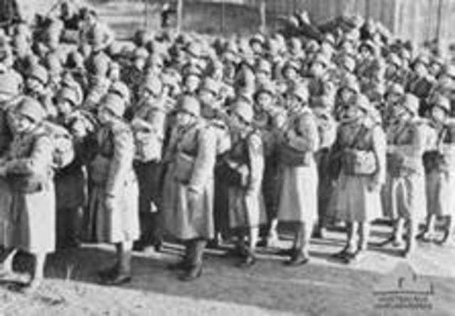Creation of Womens Auxillary Army Corp