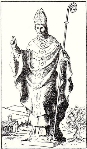 Consagració de l'església romànica per l'arquebisbe de Narbona