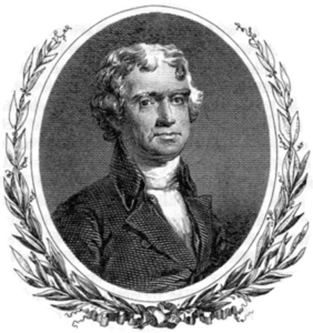 Thomas Jefferson y Benjamín Franklin.