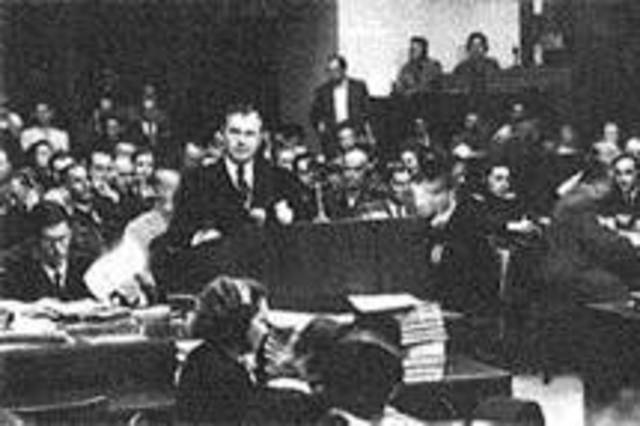 Nuremberg Trials (put 24 surviving Nazi leaders on trial for different crimes.)