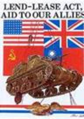 Lend-Lease Act- Lend or lease arms and other supplies to "any country whose defense was vital to the United State."