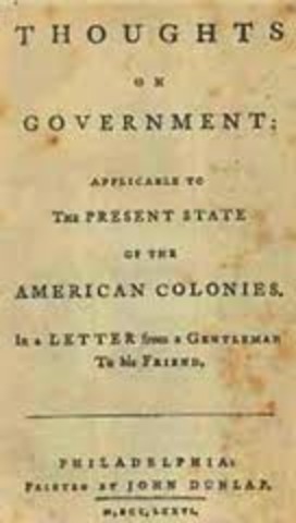 Adams Published Thoughts on Government