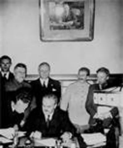 Non Aggression Pact (between Germany and the Soviet Union.)