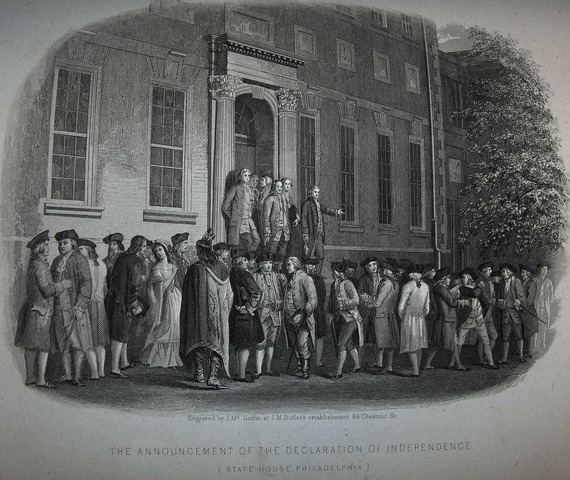 declaration of independence announced