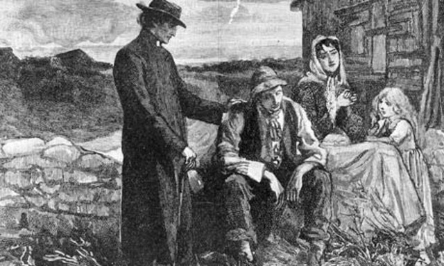 Starving Irish Arrive