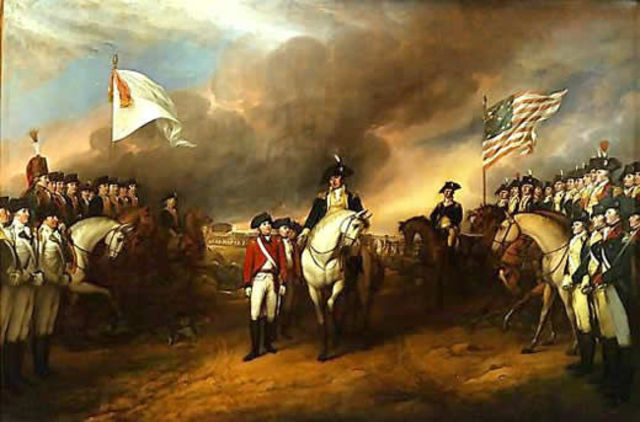 Cornwallis Surrenders at Yorktown