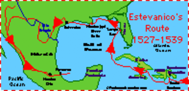 Fray Marcos and Esteban Journey