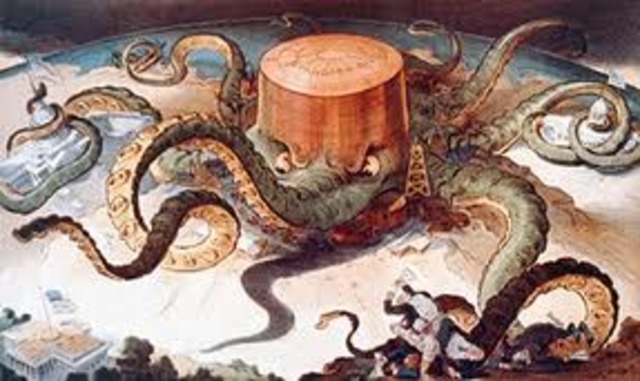 Standard Oil's monopoly is dissolved