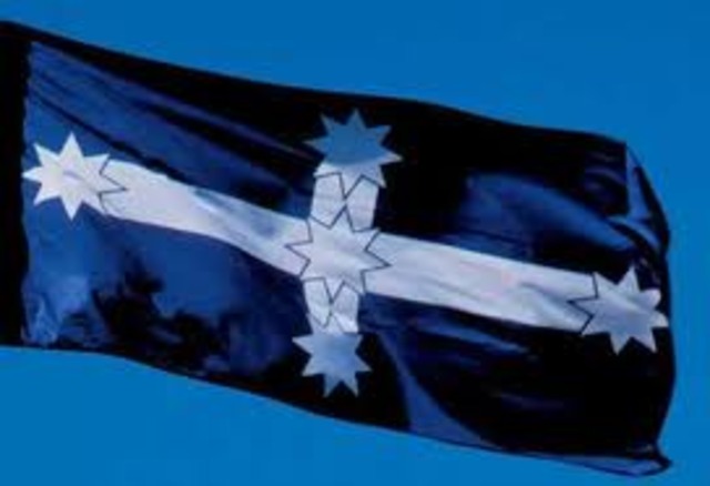 EUREKA FLAG FLOWN FOR FIRST TIME