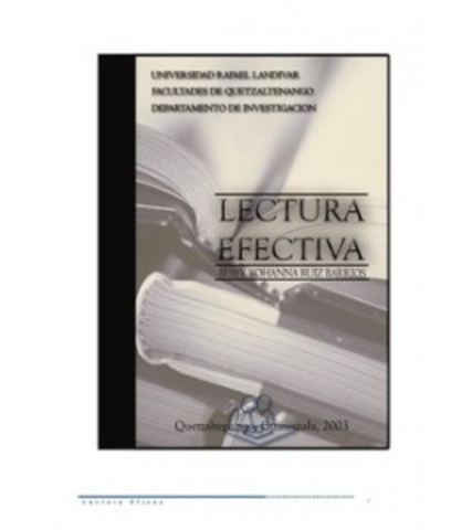 Manual de lectura efectiva