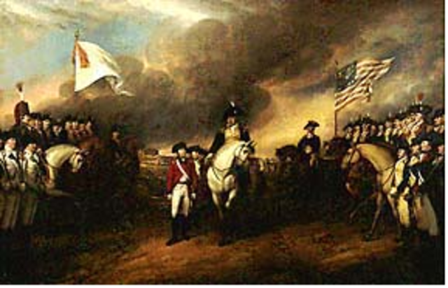 Cornwallis surrenders