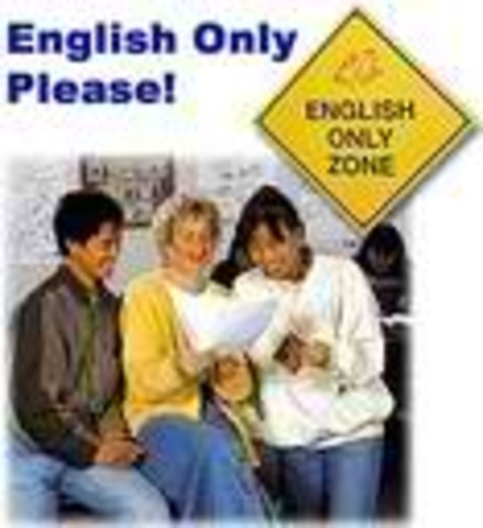 English only