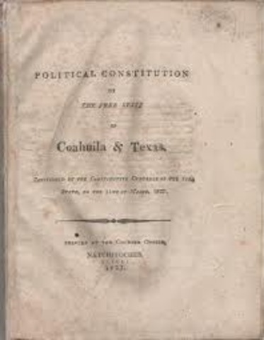 State Constitutuion of Coahuila and Texas