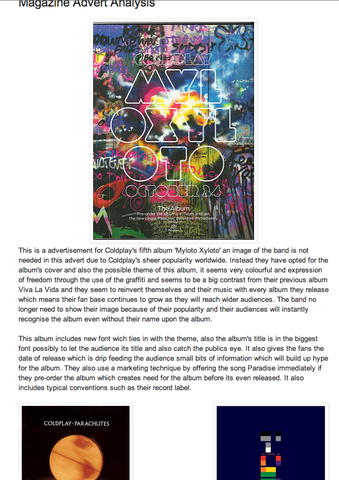 Danial's Magazine Advert Analysis