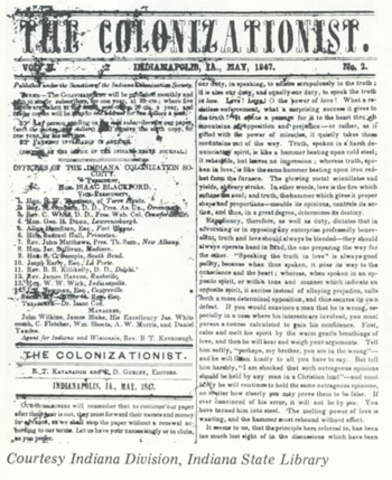 State Colonization law of 1825