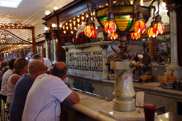 writes 1st song while working as a soda jerk.